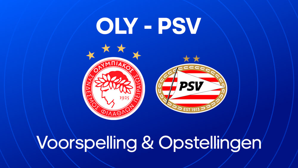 olympiakos psv opstellingen statistieken