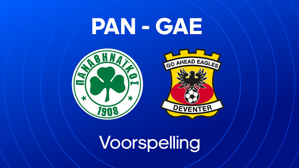 Panathinaikos Go Ahead Eagles opstellingen en statistieken voor wedden