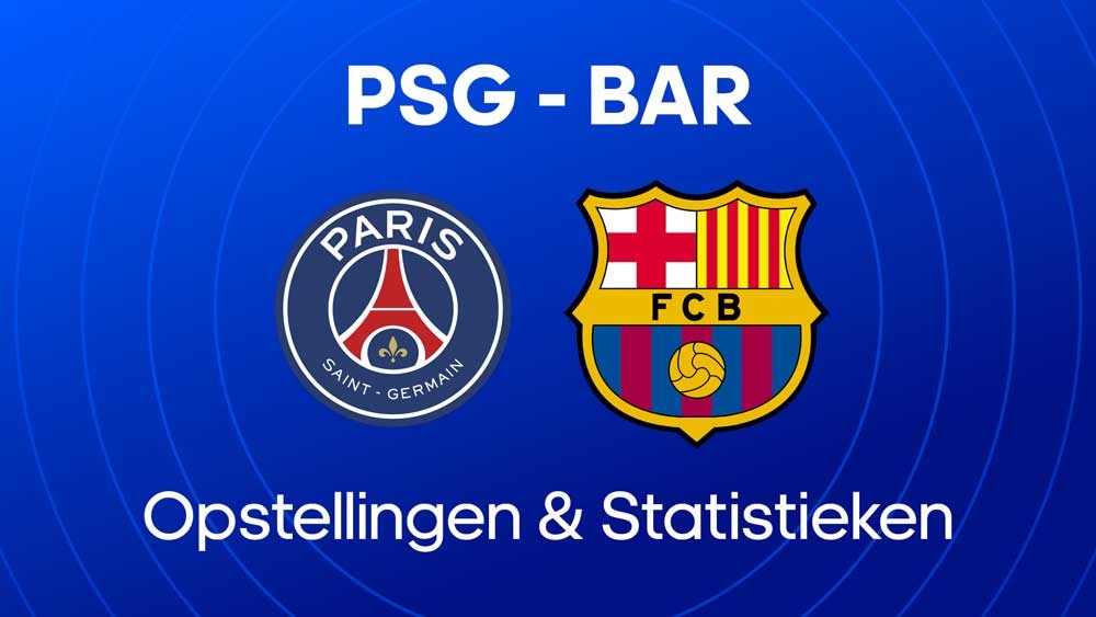 psg fc barcelona opstellingen statistieken