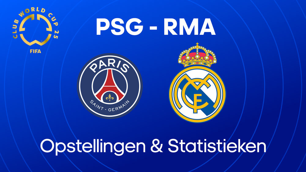 psg real madrid opstellingen statistieken