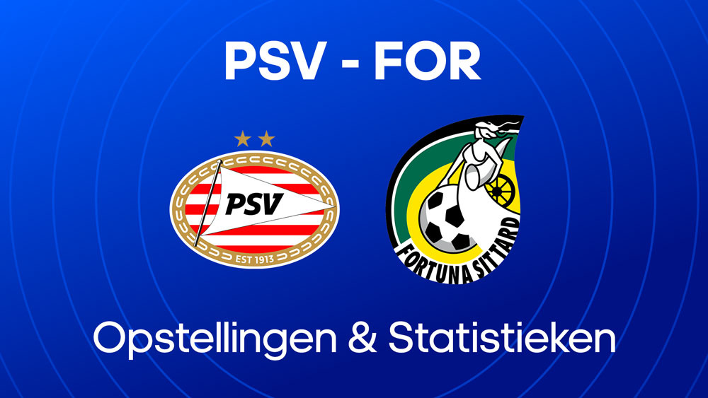 psv fortuna sittard opstellingen statistieken
