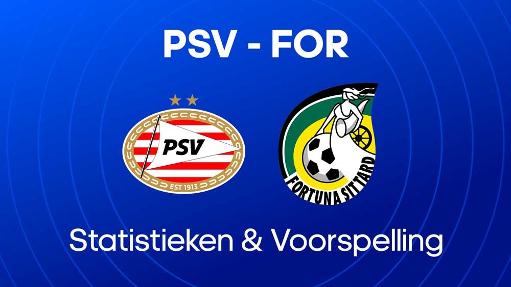 PSV vs Fortuna Sittard Statistieken & Voorspelling: Pakt PSV de 3 punten?