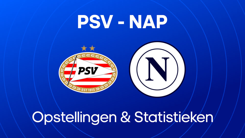 psv napoli opstellingen statistieken