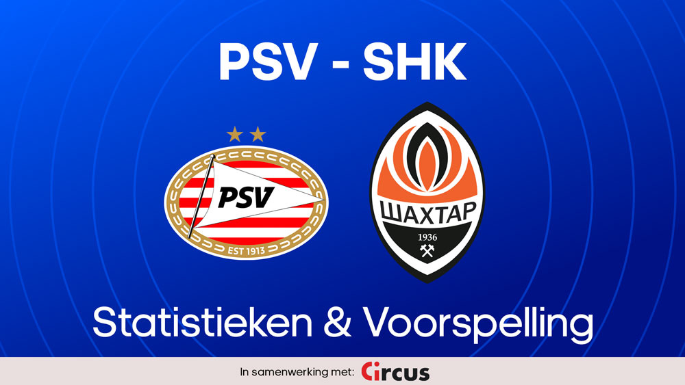 psv shakhtar donetsk statistieken voorspelling