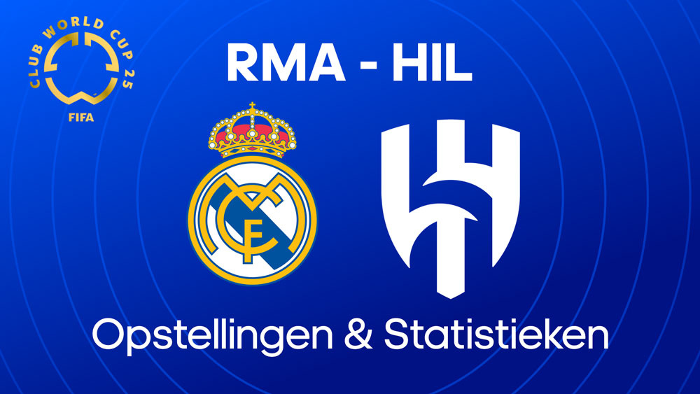 real madrid - al-hilal opstellingen statistieken