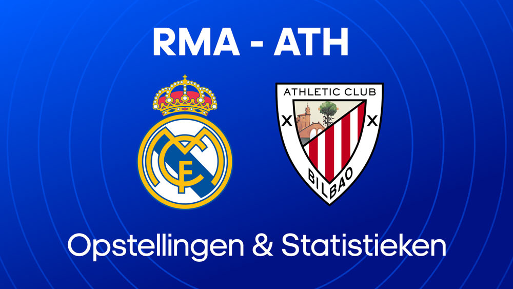 real madrid athletic Club opstellingen statistieken