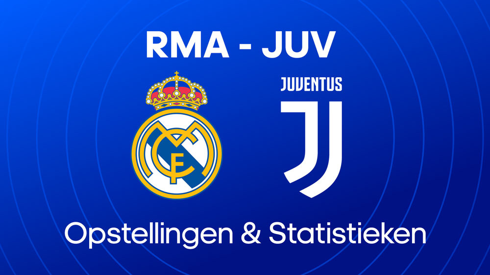 Real Madrid Juventus Opstellingen Statistieken