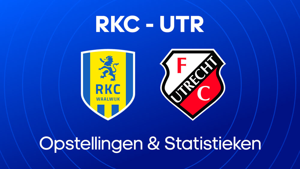 rkc fc utrecht opstellingen statistieken