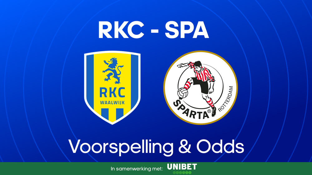rkc sparta rotterdam voorspelling statistieken opstellingen