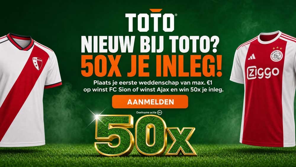 sion ajax toto 50x wedden