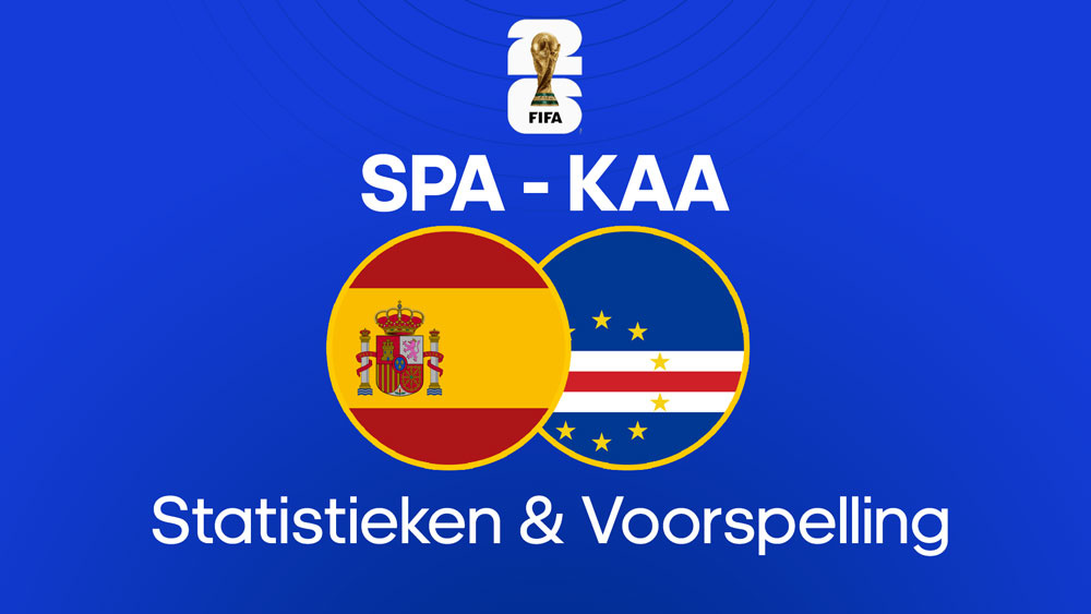 spanje kaapverdie statistieken voorspelling