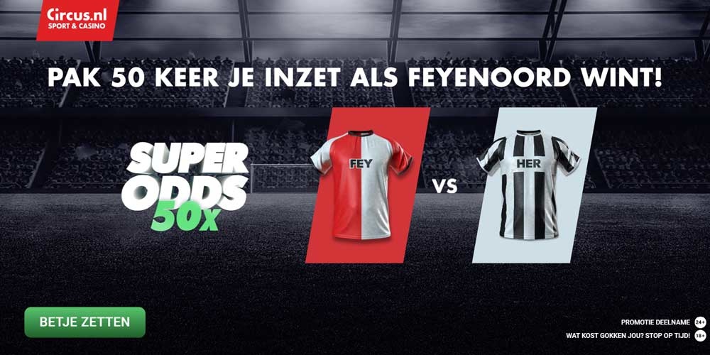 super odds heracles feyenoord 50x