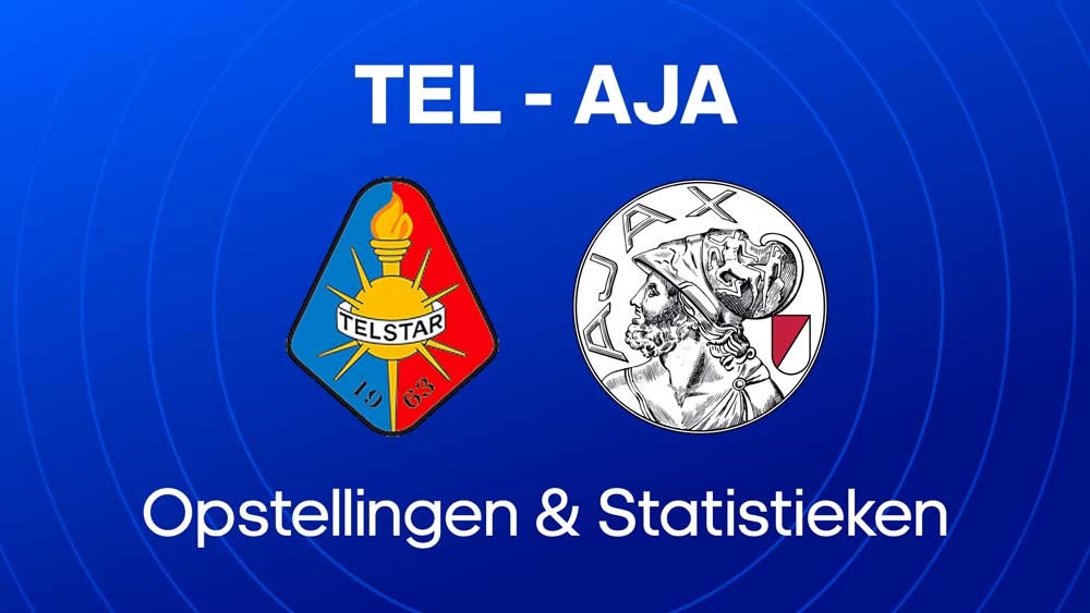 telstar ajax opstellingen statistieken