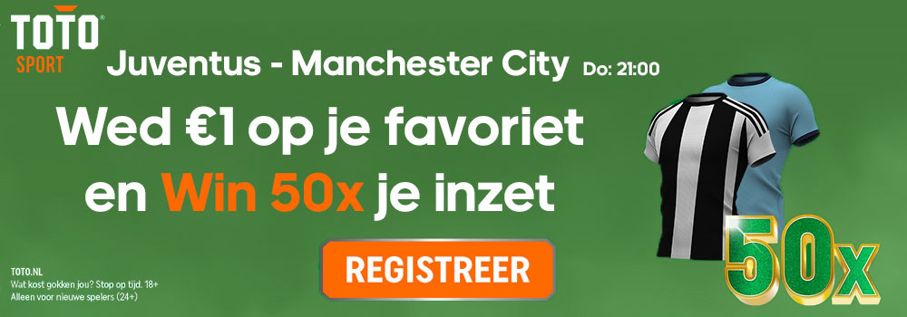 toto wedden juventus manchester city
