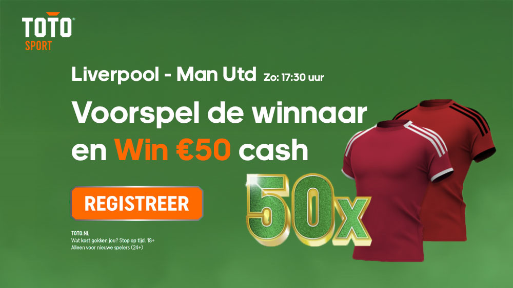 toto liverpool manchester united 50x