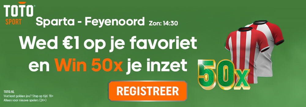 toto actie sparta feyenoord