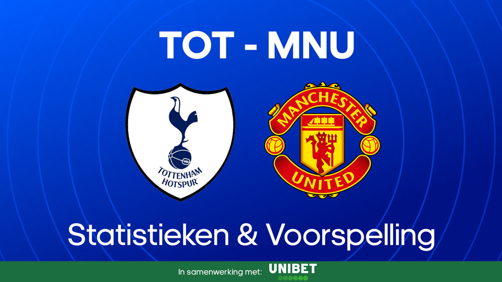 tottenham manchester united statistieke voorspelling