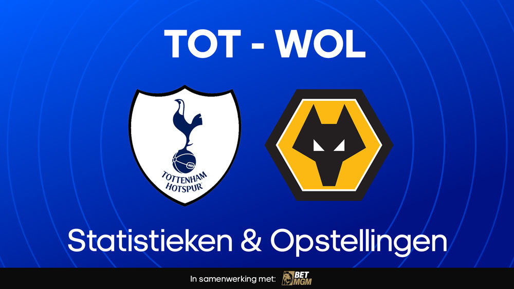 tottenham wolverhampton wanderers fc opstellingen statistieken