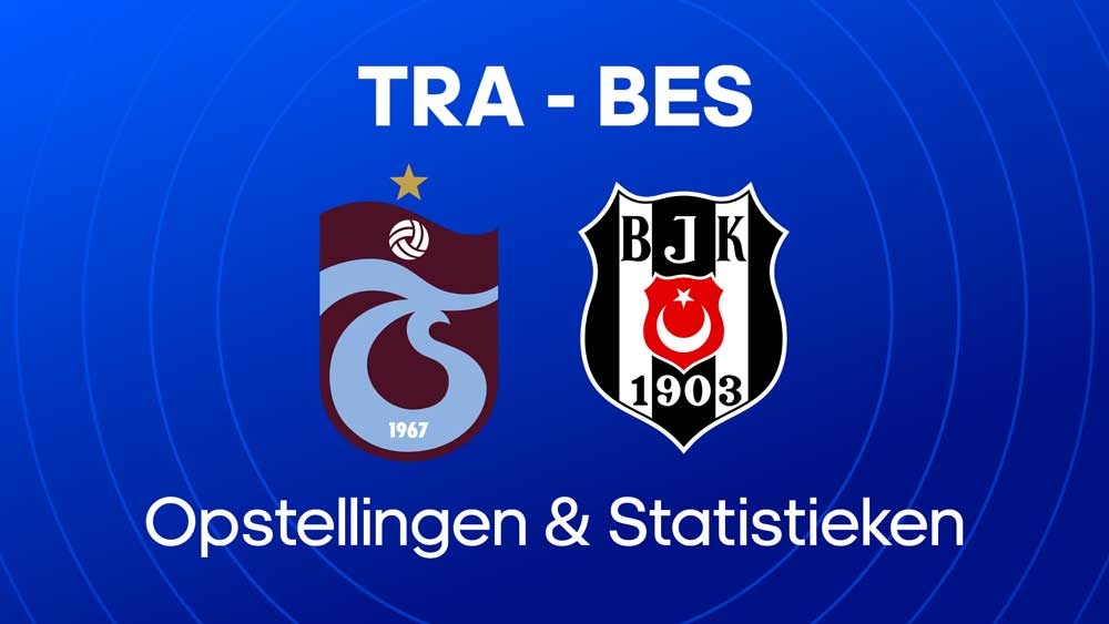 trabzonspor besiktas opstellingen statistieken