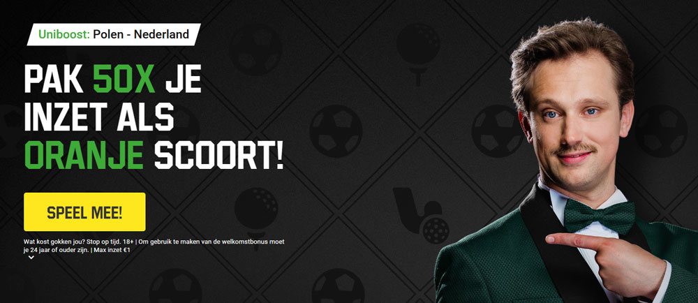 unibet polen nederland 50x