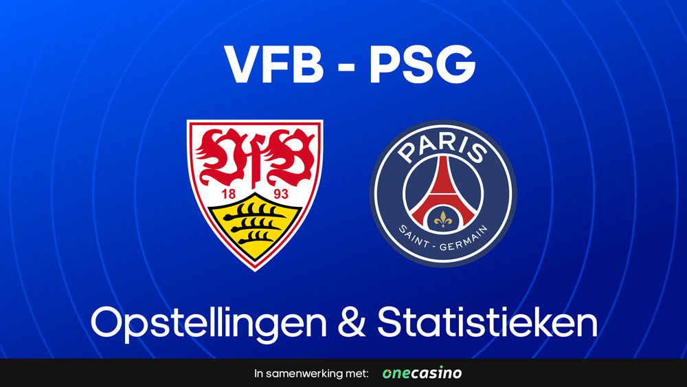 vfb stuttgart psg opstellingen statistieken