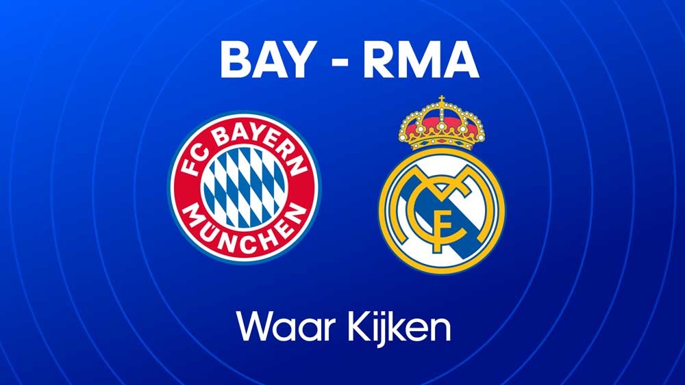 waar je bayern real madrid champions league kunt kijken