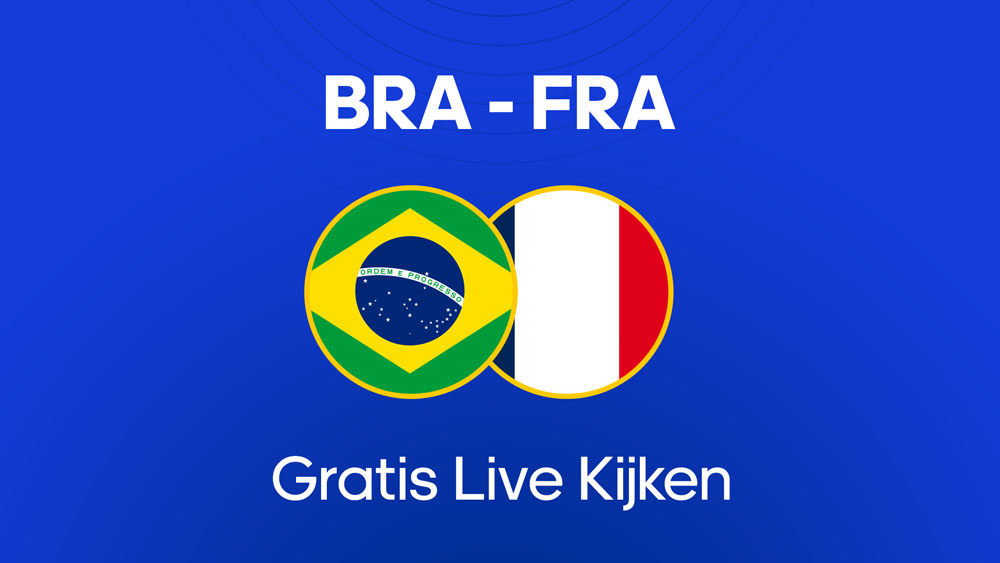 waar je braziliaans voetbalelftal frans voetbalelftal kunt kijken