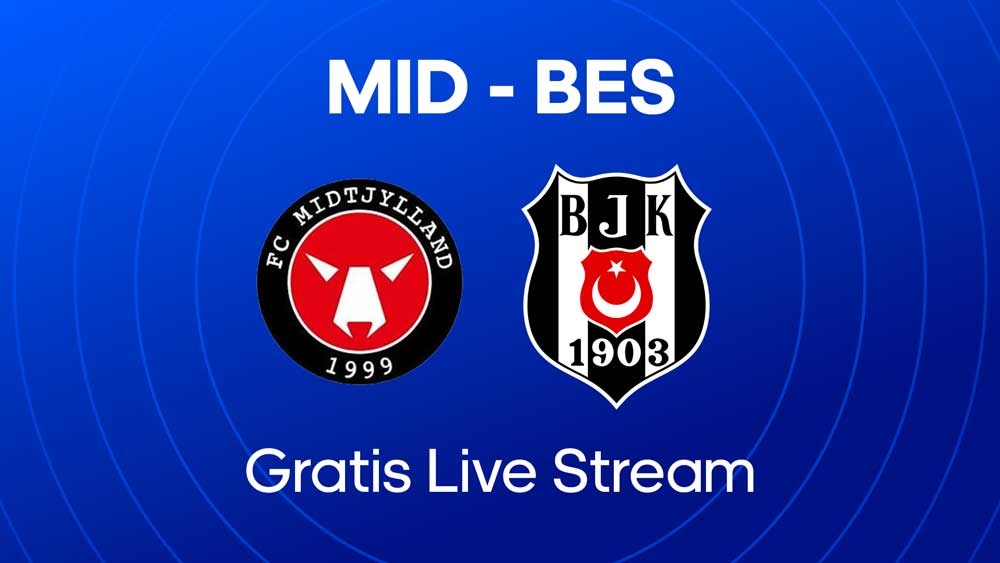 waar je fc midtjylland besiktas kunt kijken