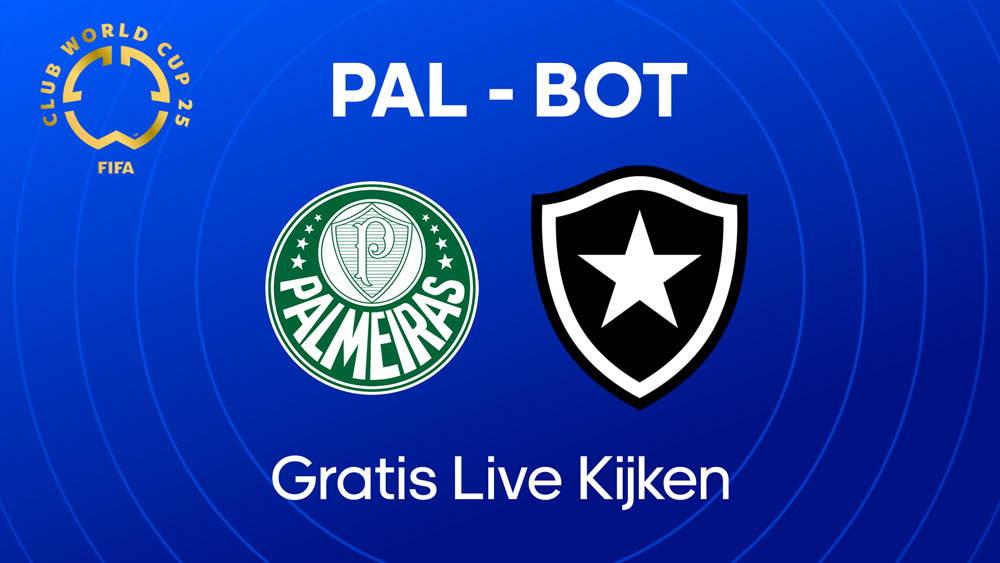 waar je gratis live kunt kijken naar palmeiras botafogo rj