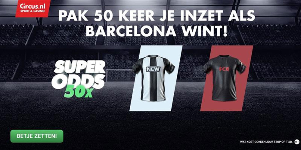wedden newcastle united fc barcelona 50x super odds