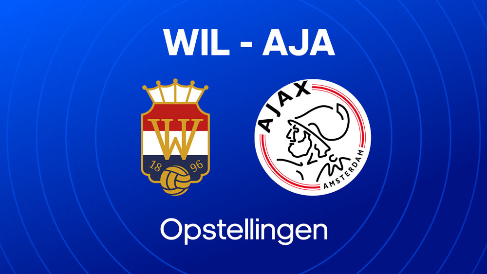 willem ii ajax opstellingen