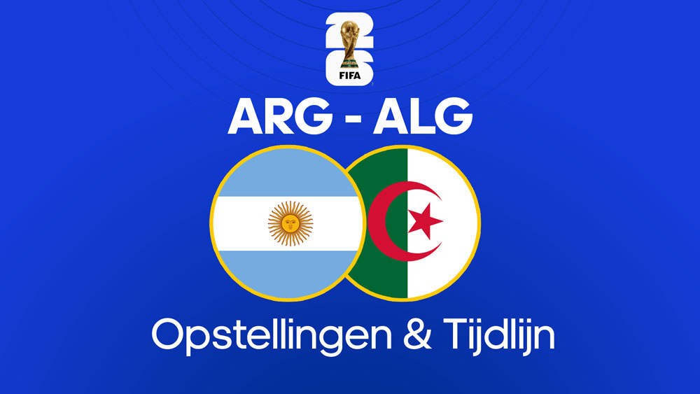 argentinie algerije opstellingen voorspelling