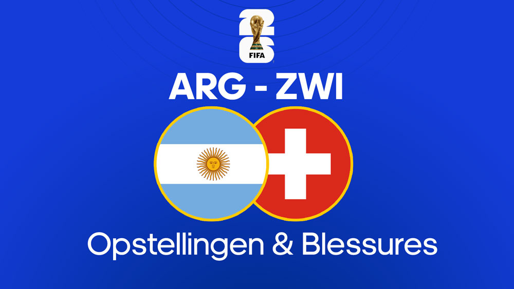 argentinie zwitserland opstellingen blessures