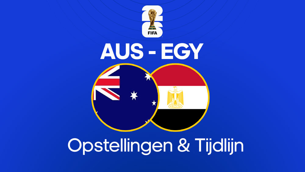 australisch voetbalelftal egyptisch voetbalelftal opstellingen