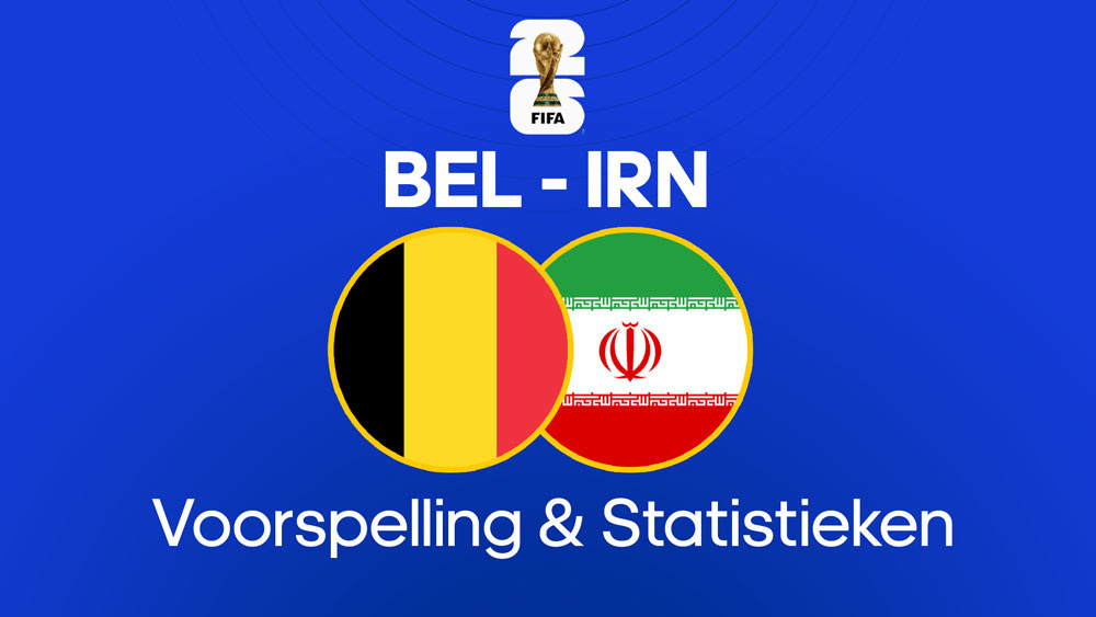 belgie iran voorspelling statistieken