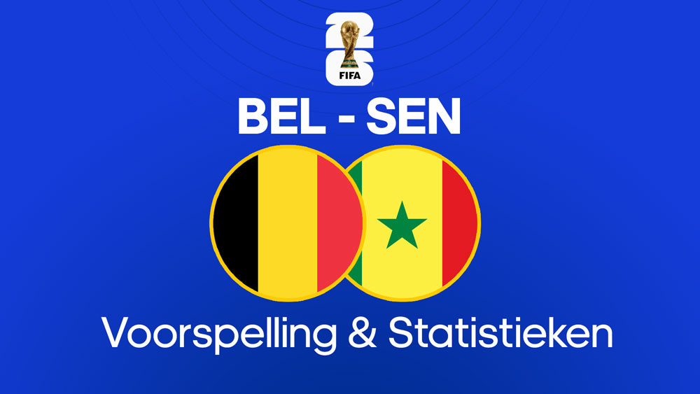 belgie senegal voorspelling statistieken