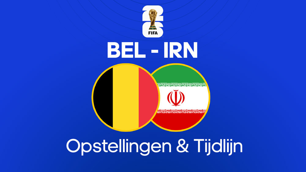 belgisch voetbalelftal iraans voetbalelftal opstellingen tijdlijn