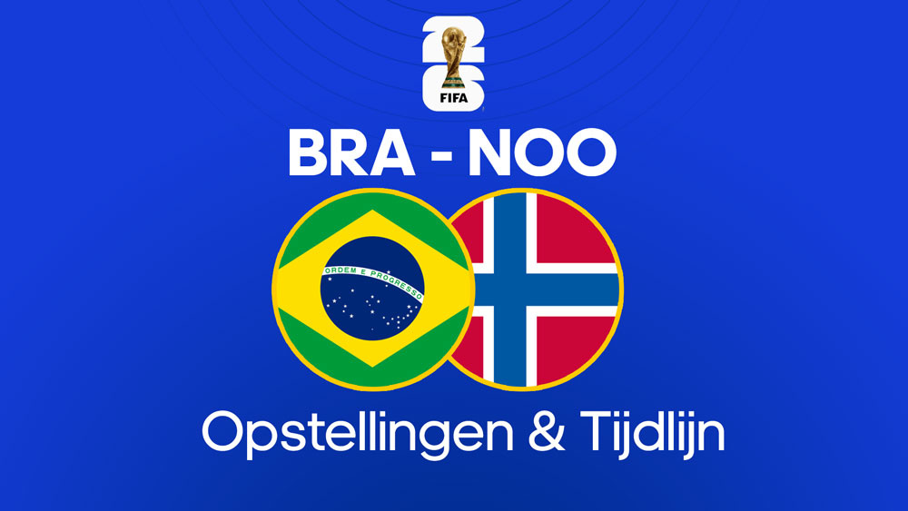 brazilie noorwegen opstellingen blessures