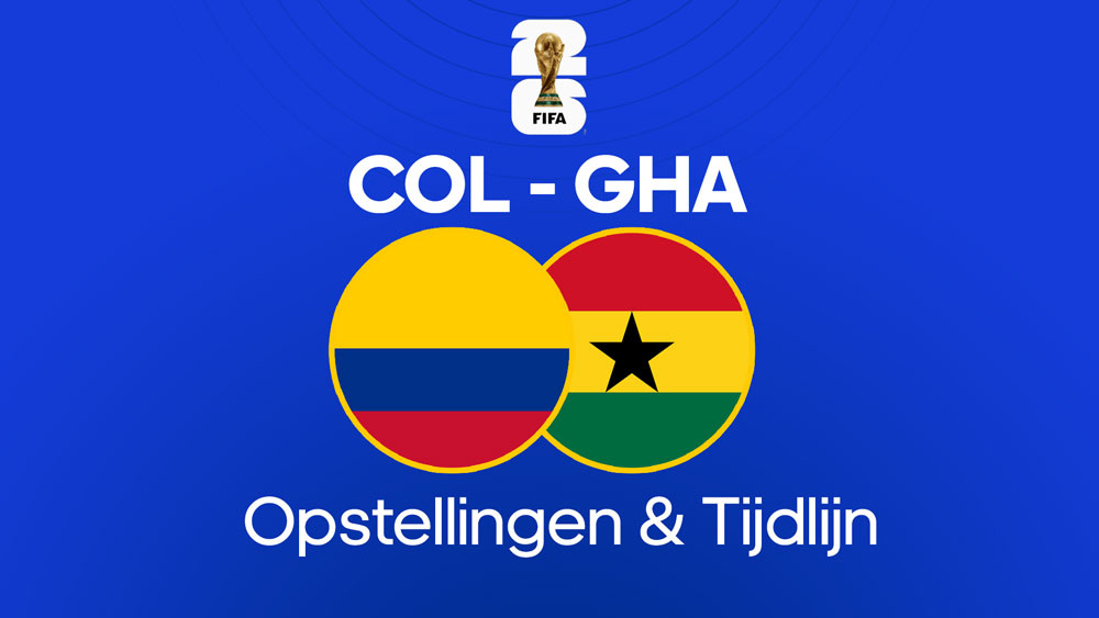 colombiaans voetbalelftal ghanees voetbalelftal opstellingen