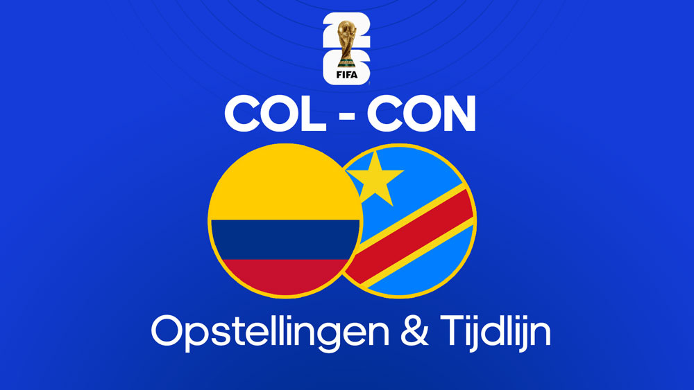 colombia dr congo opstellingen tijdlijn