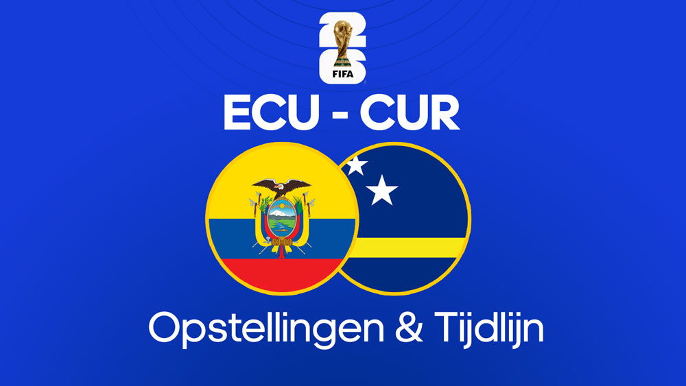 ecuadoraans voetbalelftal curacaos voetbalelftal opstellingen tijdlijn