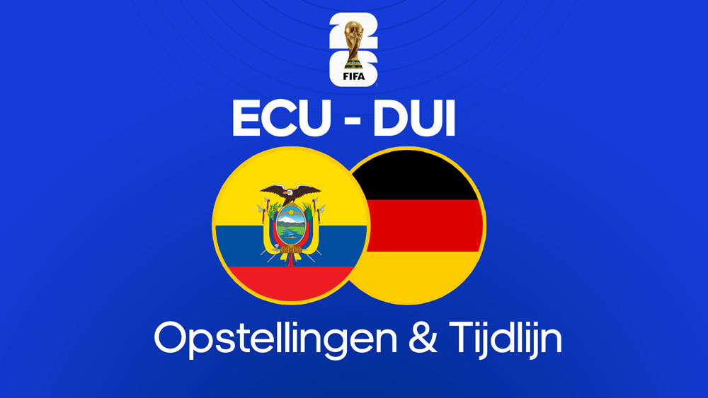 ecuadooraans voetbalelftal duits voetbalelftal opstellingen tijdlijn