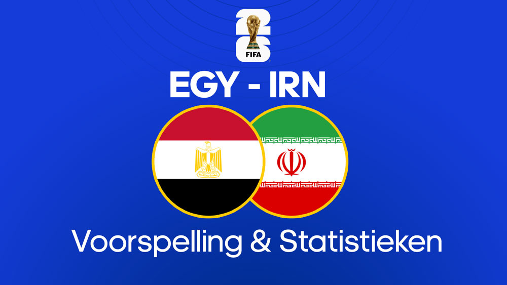 egypte iran voorspelling statistieken