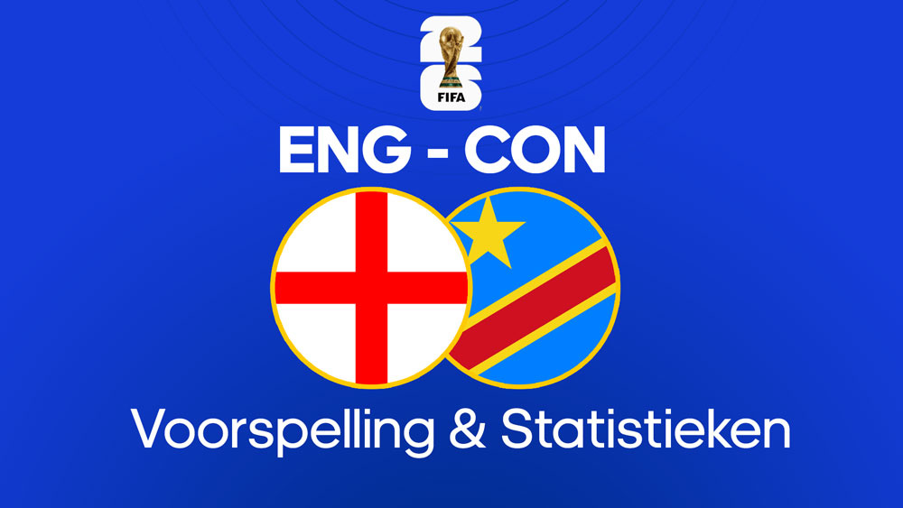engeland dr congo voorspelling statistieken