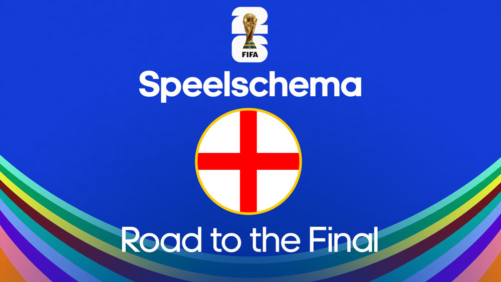 engeland speelschema road to the final