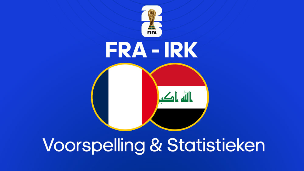 frankrijk irak voorspelling statistieken