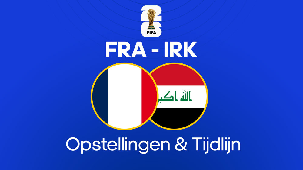 frans voetbalelftal irakees voetbalelftal opstellingen tijdlijn