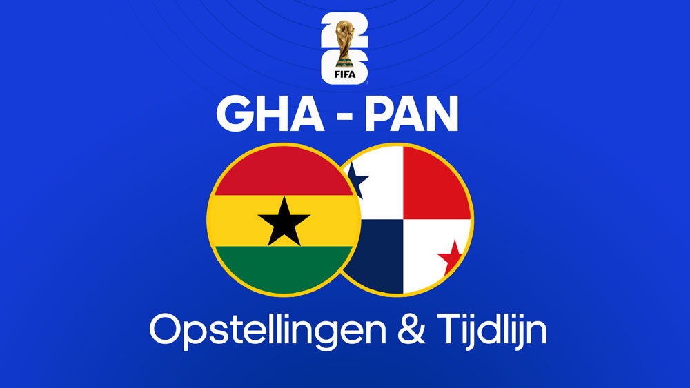 ghana panama opstellingen tijdlijn