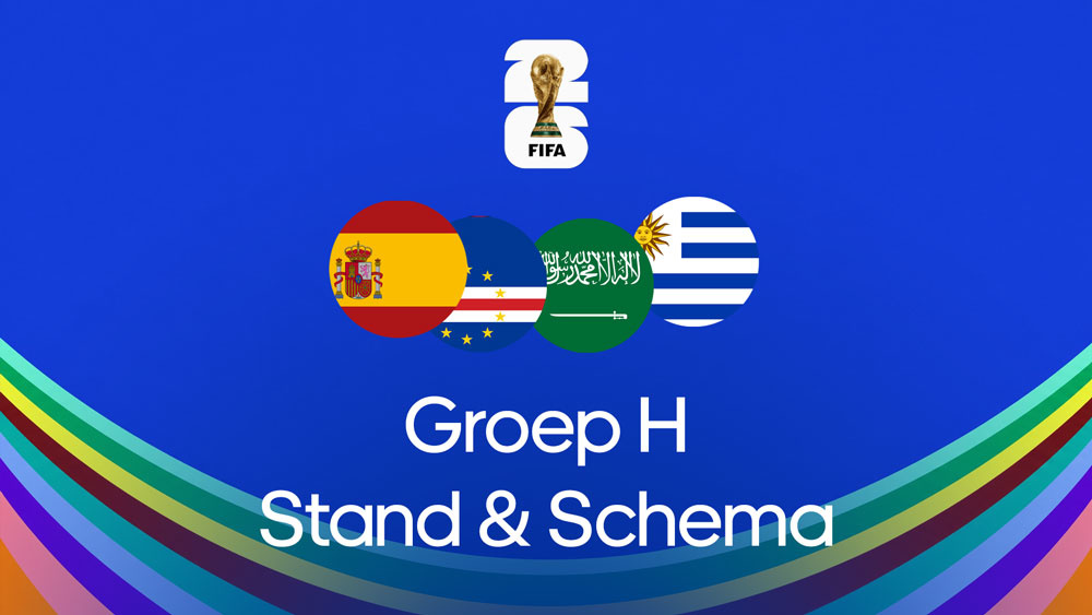 groep h wk 2026 wedstrijden speelschema stand
