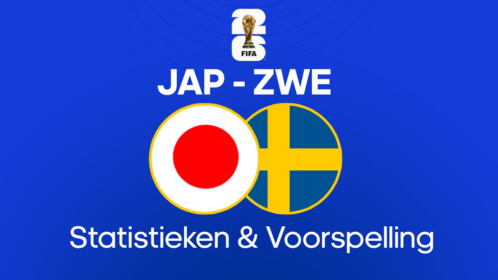 Japan Zweden voorspelling statistieken